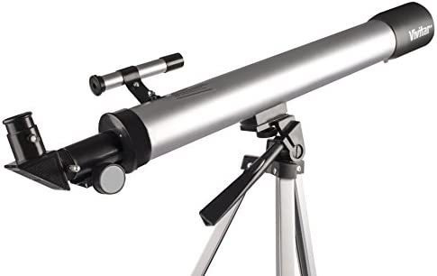 Imagen 4 de 5 de Refractor De Telescopio Vivitar Tel50600 Con Trípode (negro)