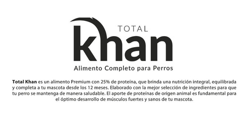 Imagen 6 de 8 de Alimento Premium Perro Toda Razas Carne Pollo Totalkhan 20kg