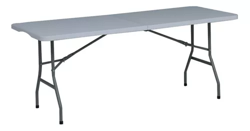 Mesa Plegable Camping Jardin Catering Portatil 120 Cms