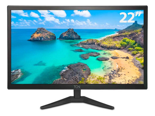 Monitor Office 22 Tcn Led Hd Flat 5ms 60hz Hdmi Vga