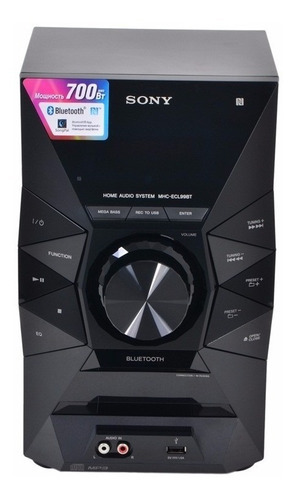 Minicomponente Sony Mhc-ecl99bt 700w C Bluetooth Usb Color Negro Warranty De Fábrica: 1 Años
