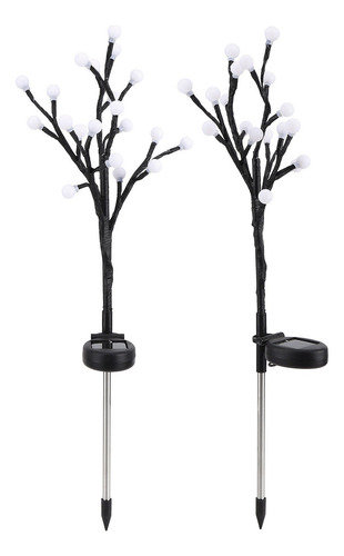 Paquete De 2 Luces Solares Para Ramas De Árboles 20 Led De