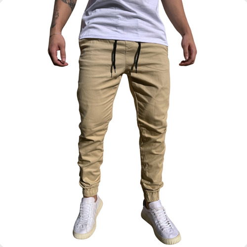 Calça Jogger Masculina Skinny Camufladas Ou Preta C Elastico