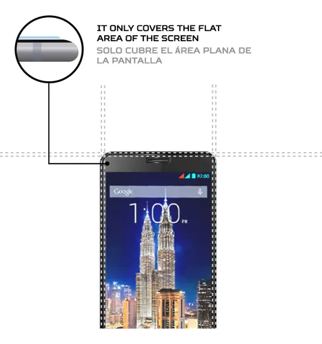 Protector De Pantalla Antishock Para Wolder Wiam 24