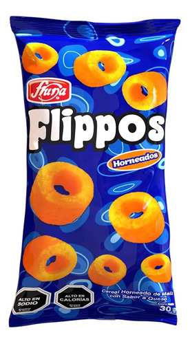 Snack Flippos Sabor A Queso Pack 3 Unidades