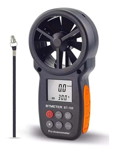 Medidor de velocidad de viento/temperatura/enfriamiento con anemómetro