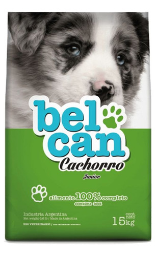 Alimento Belcan Perros Cachorros 15 Kg