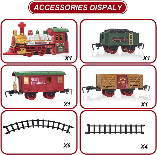 Juego De Tren Juego De Tren Para Árbol De Navidad, Juguete