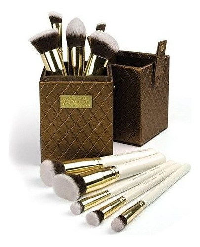 Royal Brush Kit De Cepillo De 10 Piezas En Luxe Box, Foxy