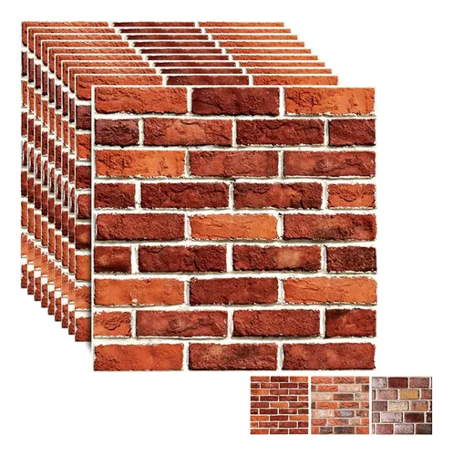 Paneles De Pared 3d Autoadhesivos Impermeables 10 Piezas P