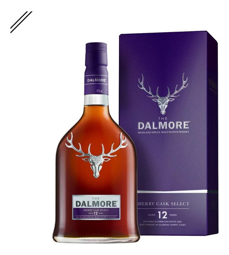 Whisky Dalmore 12 Años, Sherry Cask Select, 700ml