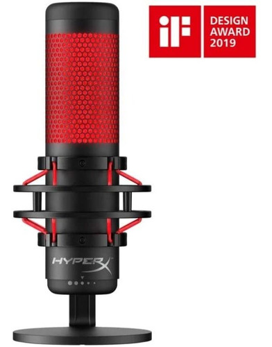 Imagen 2 de 11 de Microfono Gamer Por Usb Para Pc | Hyperx Quadcast / Led R...