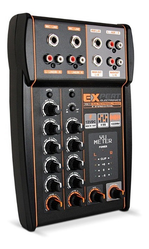 Imagem 2 de 6 de Mesa De Som Expert Mx1 Automotivo 12v Stereo Ent/ Aux Micro
