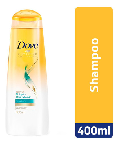 Shampoo Dove Nutritive Nutrição Óleo Micelar 400ml