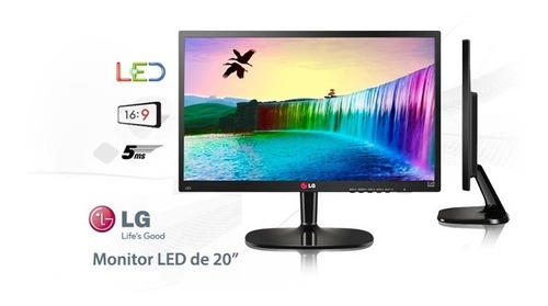 Monitor LG Hdmi/ Samsung Led 20 Ultraslim Oferta Nuevos
