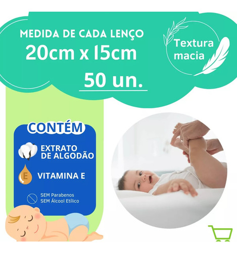 Lenço Umedecido Recém-nascido Personal Soft Protect Com 100u