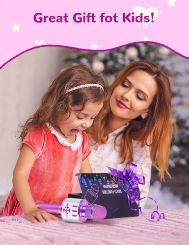 Micrófono De Karaoke Amazmic Toys Para Niñas Y Niños De 3 A