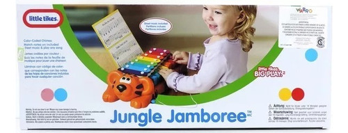 Imagen 4 de 7 de Xilofon Jungle Jamboree Tigre Musical Bebe Little Tikes Ed