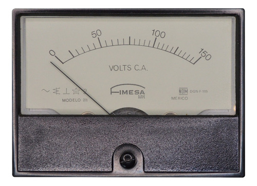 Voltímetro Analógico 0-150 V Fimesa - Modelo: 211