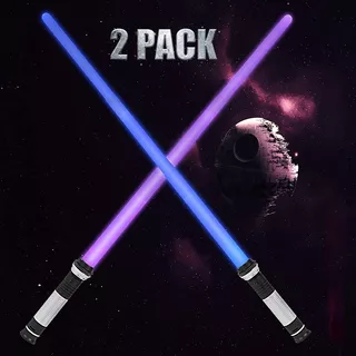 Kit 2 Sables De Luz De Star Wars Darth Maul Flip Spear