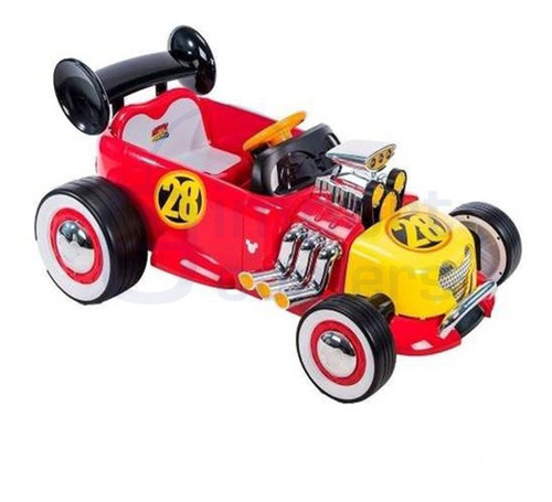 Auto A Bateria Race Car Mickey Roadster 12v Radio Control