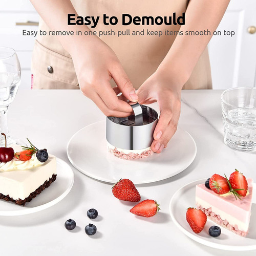 5 Formas De Molde De Anillo Pastel Mousse De Acero Inoxidabl