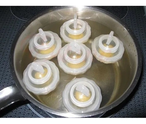 Set Hervir Huevo Duro Cocina 6 Con Separador De Huevo