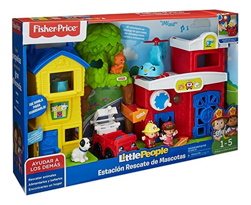 Playset Estación Rescate De Animales Juguete Fisher Price ;o