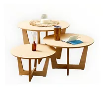 Comprar Pack X 3!! Mesas Ratonas Baja Decorativa - Meraki Design