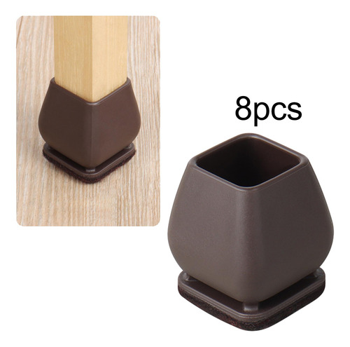 2 X 8 Piezas Fundas Para Patas De Silla Tapas Cuadrado 20 A