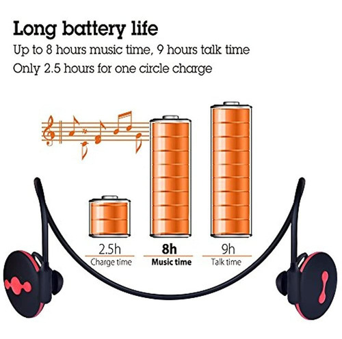 Imagen 5 de 5 de Auriculares Bluetooth Avantree Para Correr, Auriculares Depo