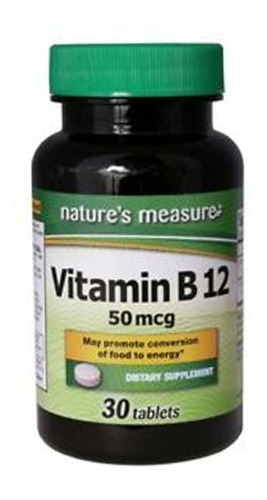 Vitamina B12 50cmg Nature's Measure 