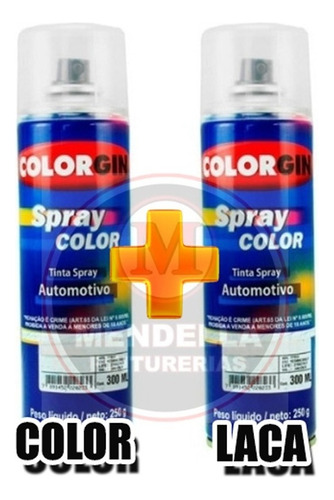 Pintura En Aerosoll Para Auto Retoque Bicapa Color Brillante