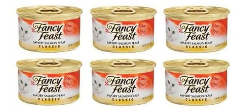 Fancy Feast Pack 6 Oz 3 Salmon