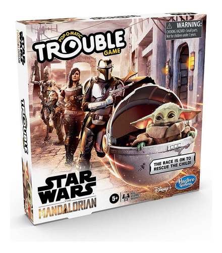 Hasbro Gaming Trouble: Star Wars The Mandalorian Edition Jue