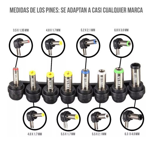 Imagen 2 de 6 de Cargador Para Monitor Varias Marcas Ajustable 12v 24v 5a 90w
