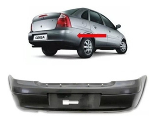 Paragolpe Trasero Chevrolet Corsa Ii 2002 A 2011 4 Puertas