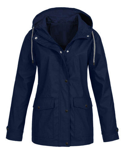 Chubasquero Liso Y Para Mujer, Impermeable Con Capucha, Tall