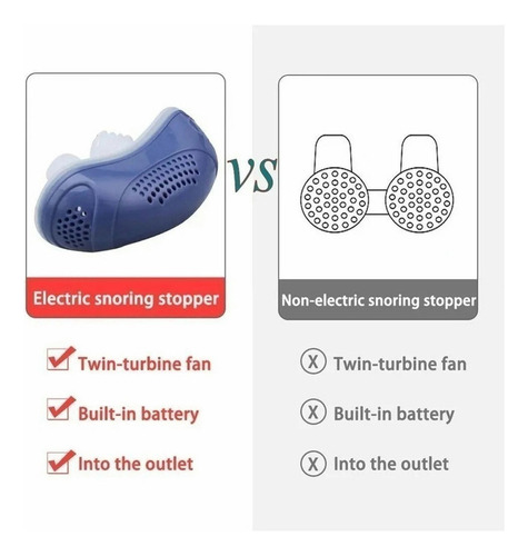 Máquina Anti Ronquidos Para La Apnea Del Sueño Sleep Aid