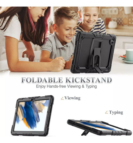 Funda Seymac For Samsung Galaxy Tab A8 10.5 2022 Con Correa