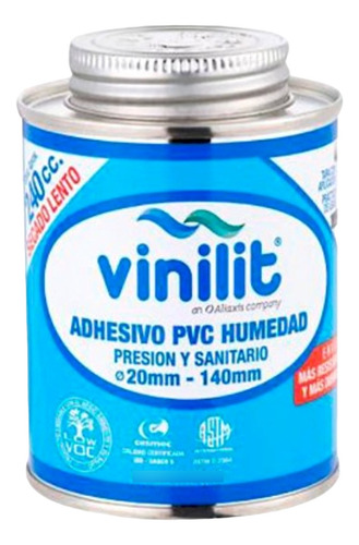 Vinilit Adhesivo Para Pvc Tradicional 240cc