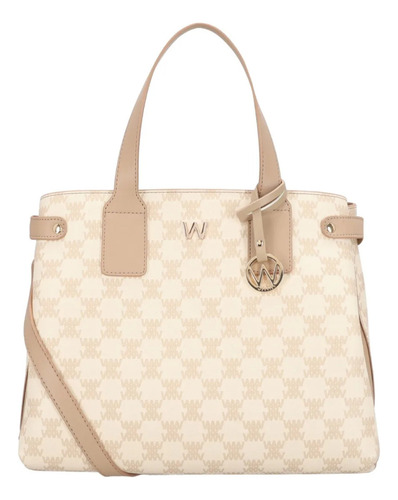 Bolsa Satchel Para Mujer Westies Beige Hbquinary22we