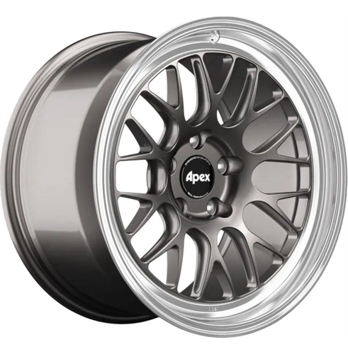 Roda Apex Forjada P/ Porsche Modelo Ml10rt 19x9 / 19x12 Prateado