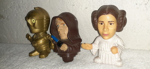 Star Wars Guerra De Las Galaxias Lucasfilm Cabezones 3x1 (Usado)