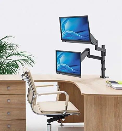 Manhattan Soporte Universal Para Monitor Doble Con Resorte D