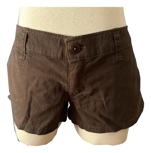 Short Marrón Elastizado T Bajo Importado Abercrombie & Fitch