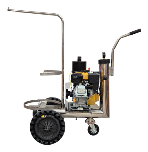 Ordenhadeira Móvel Inox Motor A Gasolina Com 1 Cjt Acoplado