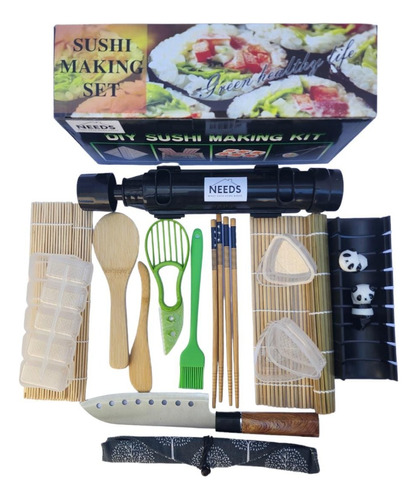 Sushi Kit Bazooka Principiante Completo Molde De Sushi Facil