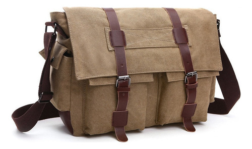 - Bolsos De Mensajero Para Hombre, Bolsa De Lona Tipo Bandol