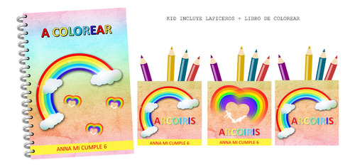 Kit Imprimible Souvenir Cumple Llama Lapiceros+hoja Colorear